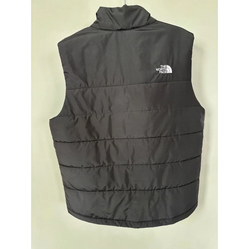 The North Face Avanade Puffer Vest Mens Large Black Full‎ Zip NF0A529A NEW